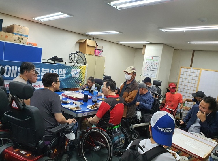 군포시장애인론볼연맹 론볼장 확보 및 향후 론볼연맹 운영 논의